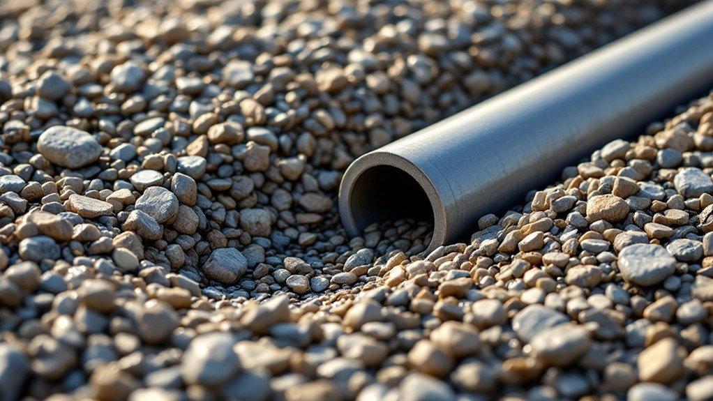 drainage aggregate used for water management systems